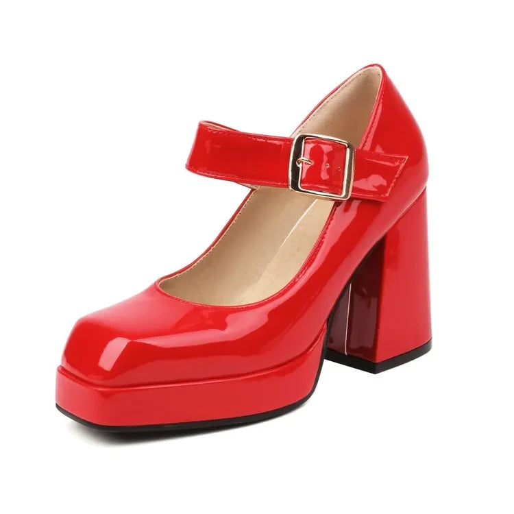 Funki Findz | Shoes | Women's Bright Patent Mary Jane Pumps