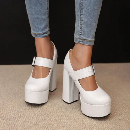 Funki Findz | Shoes | Women's Super-High Mary Jane Platforms