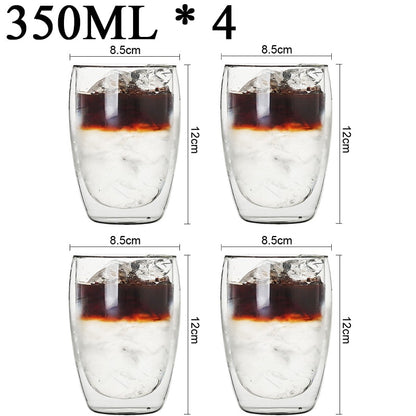 Funki Findz | Cups | Glass Double Wall Borosilicate Mug Sets