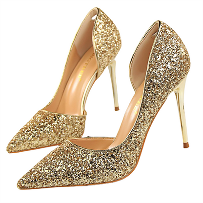 Funki Findz | Shoes | Women's Elegant Glitter Wedding Shoes