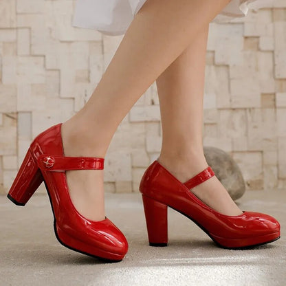 Funki Findz | Shoes | Women's Patent High Platform Mary Janes