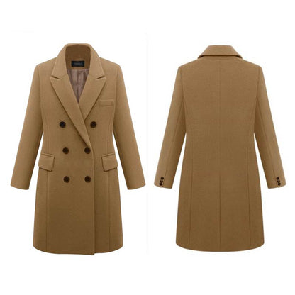 Funki Findz | Jackets | Women's Long Slim Wool Blend Coat
