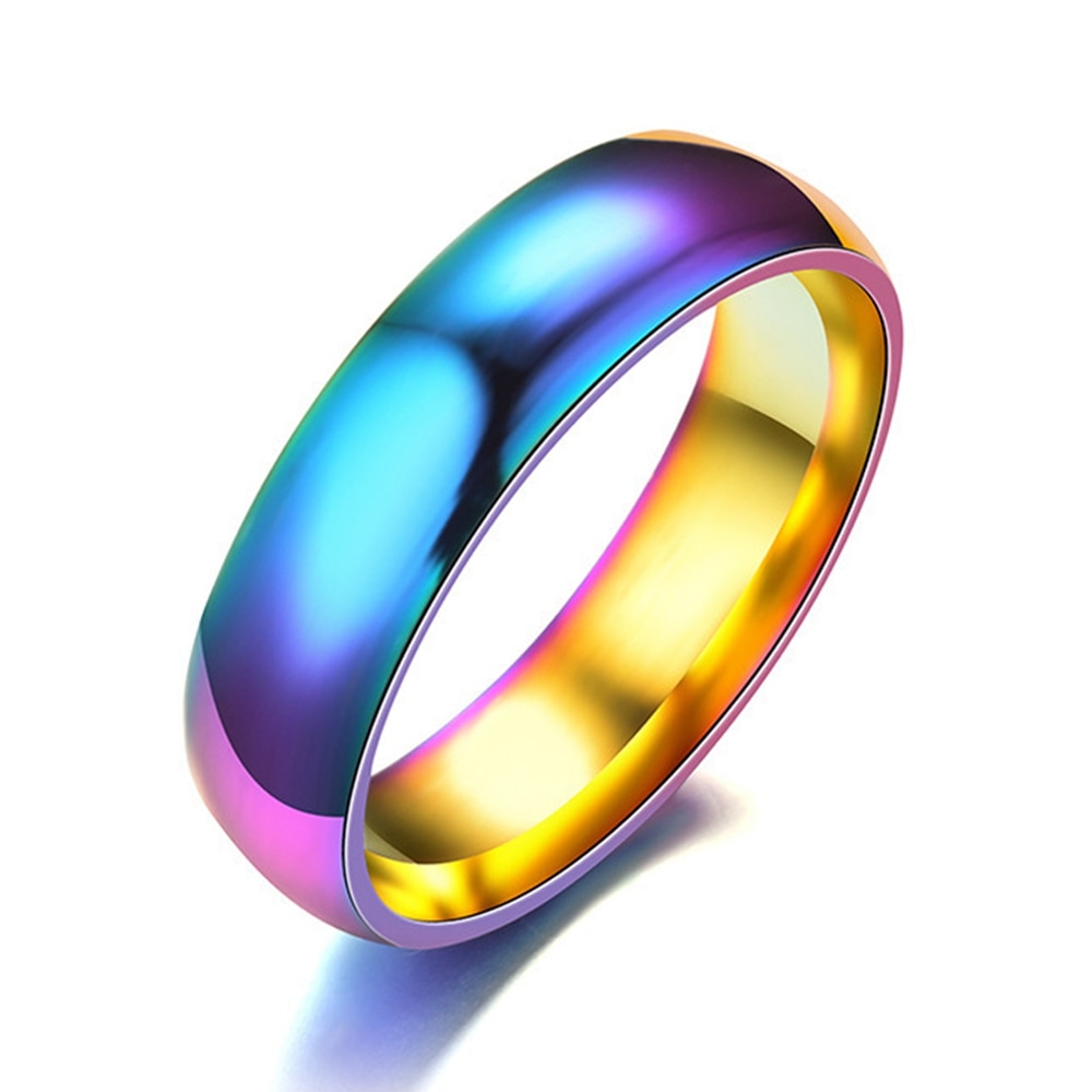 Funki Findz | Rings | Men's Women's Rainbow Tungsten Rings