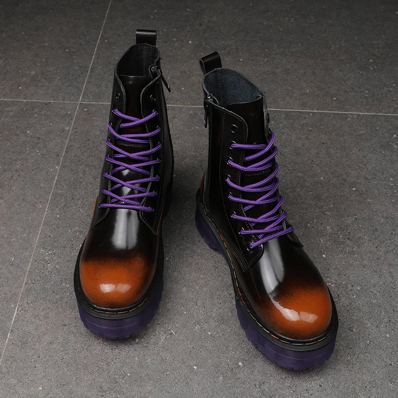 Funki Findz | Boots | Men's Women's 8-Hole Real Leather Boots