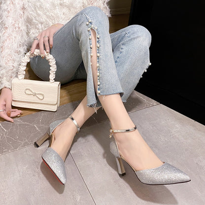 Funki Findz | Shoes | Women's Sparkly Gold Silver Bridal Heels