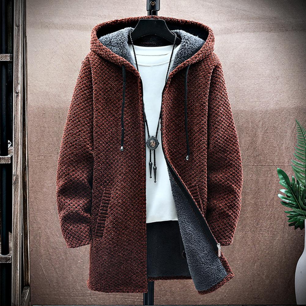 Funki Findz | Jackets | Men's Warm Drawstring Hooded Overcoat