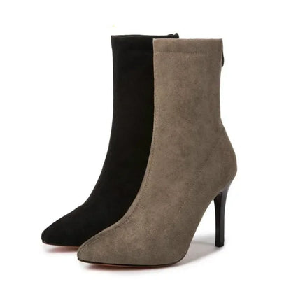 Funki Findz | Boots | Women's Pointed Toe Stiletto Ankle Boots