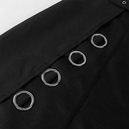 Funki Findz | Skirts | Men's Gothic Punk Buckle Strap Half Skirts
