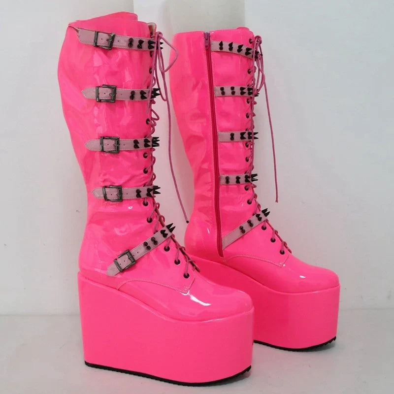 Funki Findz | Boots | Women's Super High Custom Platform Boot