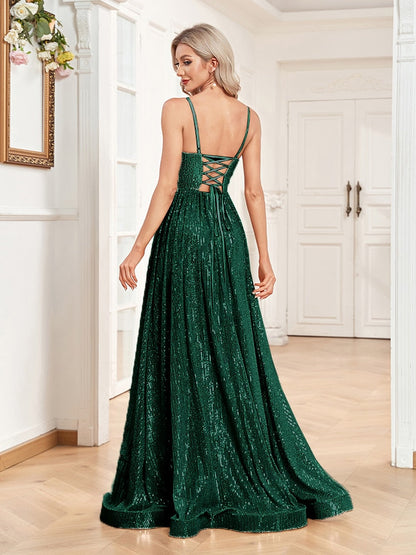 Funki Findz | Dresses | Women's Luxury Strappy Evening Dress