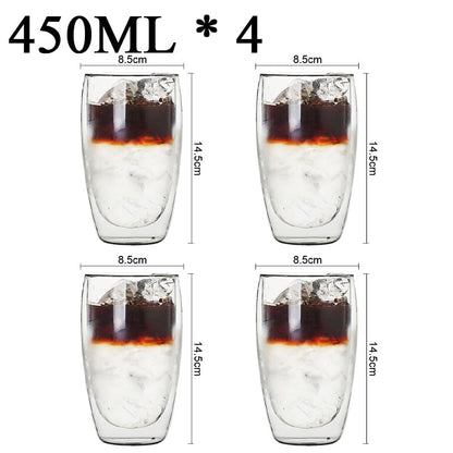 Funki Findz | Cups | Glass Double Wall Borosilicate Mug Sets