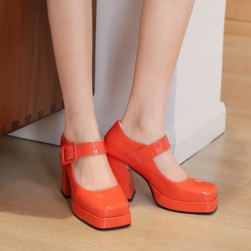 Funki Findz | Shoes | Women's Gothic Mary Jane Patent Heels