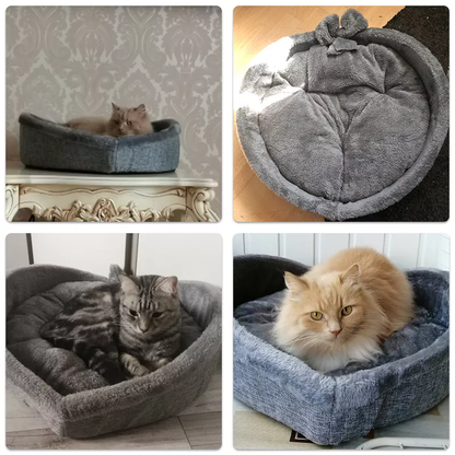 Funki Findz | Pet Beds | Cat Bed | Heart-shaped Cozy Cat Bed