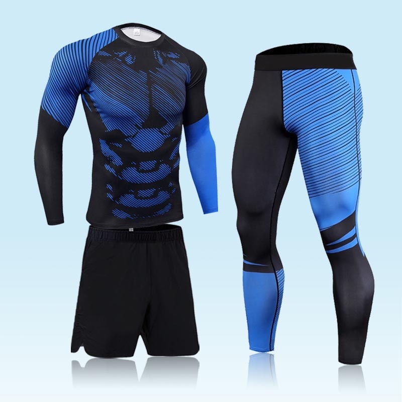 Funki Findz | Activewear | Men's Compression Workout Pant Sets