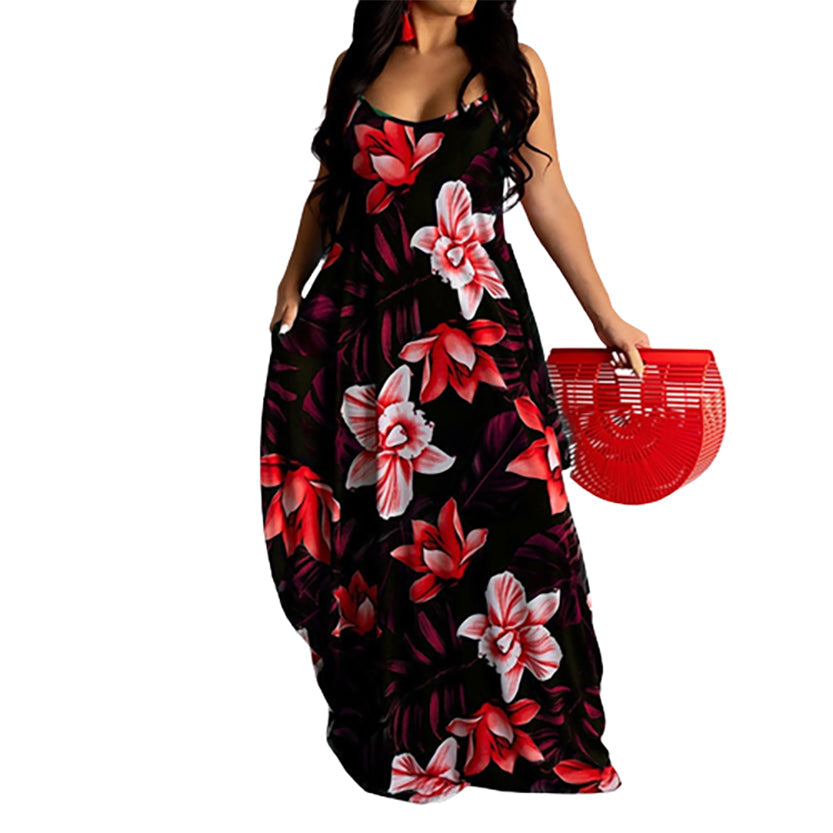 Funki Findz | Dresses | Women's Long Floral Summer Dresses