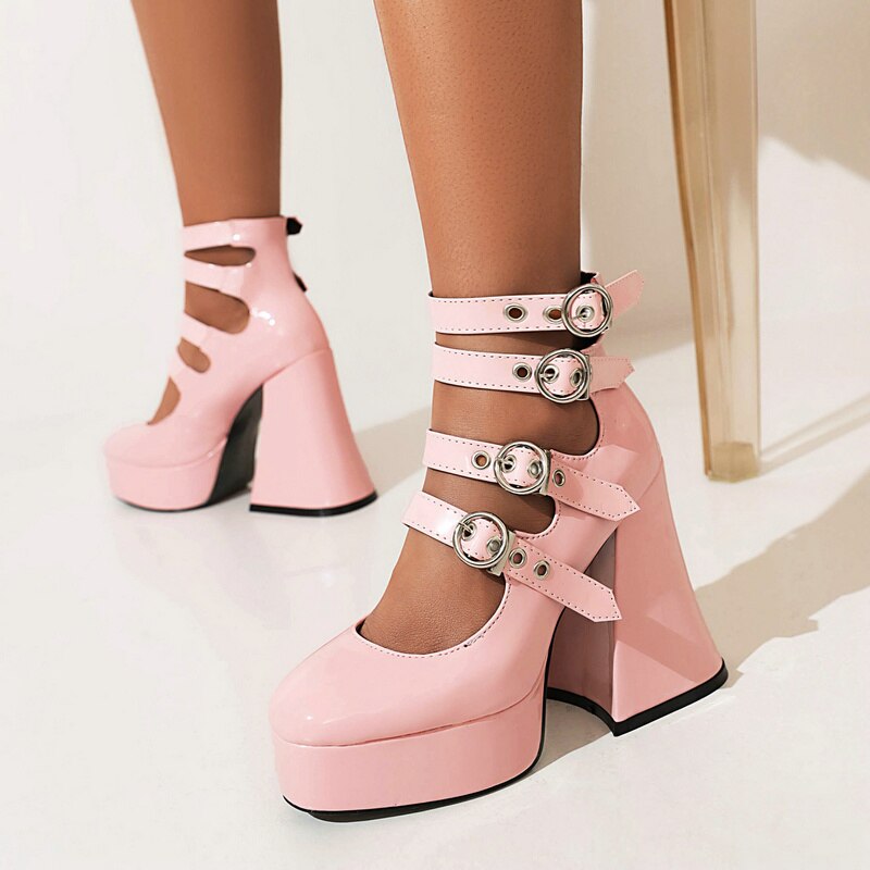 Funki Findz | Shoes | Women's Gothic Punk Mary Jane Platforms