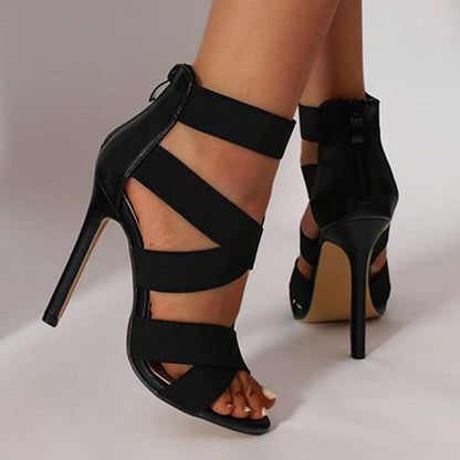 Funki Findz | Shoes | Women's High Strappy Bandage Stilettos