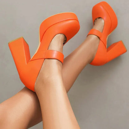 Funki Findz | Shoes | Women's Mary Jane Platform High Heels