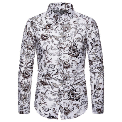 Funki Findz | Shirts | Men's Long Sleeve Luxurious Designer Shirt