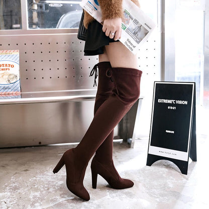 Funki Findz | Boots | Women's Over-the-Knee High Chelsea Boot