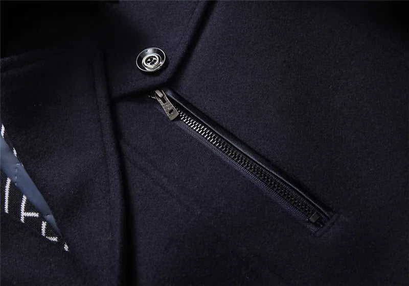 Funki Findz | Jackets | Men's Winter Woolen Long Trench Coat
