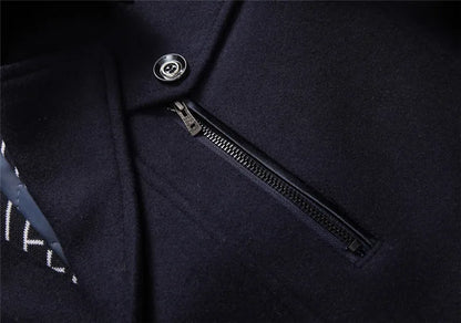 Funki Findz | Jackets | Men's Winter Woolen Long Trench Coat