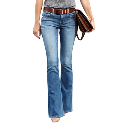 Funki Findz | Pants | Women's Boyfriend Jeans | Mid Waist