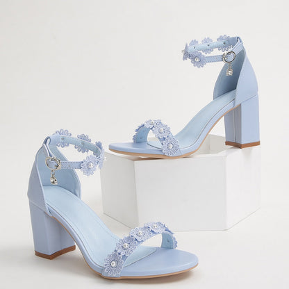 Funki Findz | Shoes | Women's Pretty Flower Wedding Sandals
