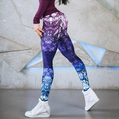 Funki Findz | Pants | Women's Geometric Workout Yoga Pants