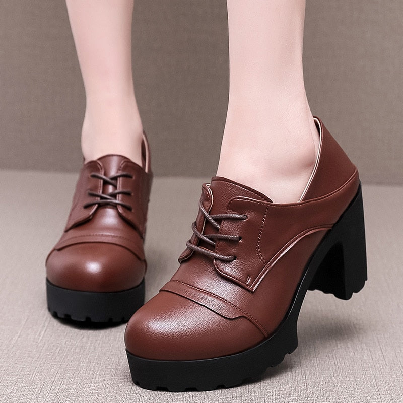 Funki Findz | Shoes | Women's Real Leather Mary Jane Platforms