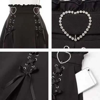 Funki Findz | Skirts | Women's High Waist Harajuku Mini Skirt
