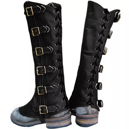 Funki Findz | Boots | Men's Women's Cosplay Leather Leg Armor