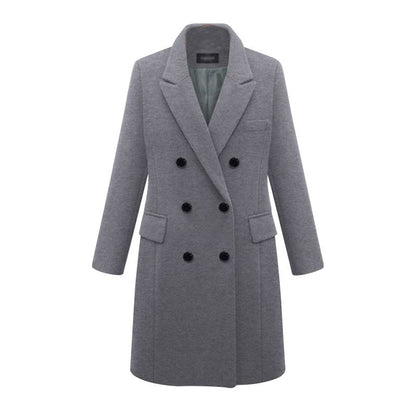 Funki Findz | Jackets | Women's Long Slim Wool Blend Coat