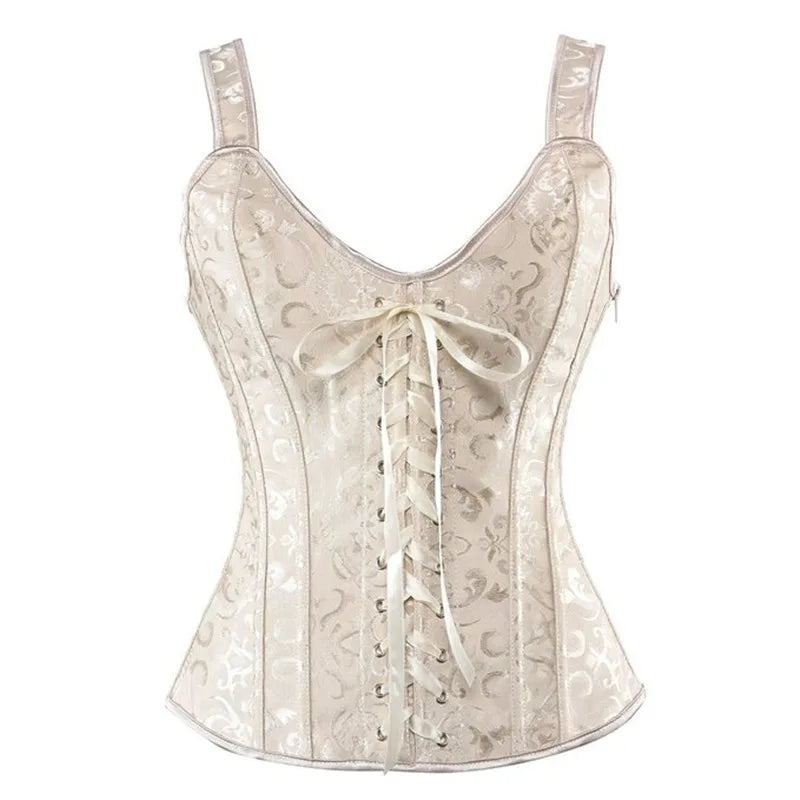 Funki Findz | Lingerie | Women's Victorian Satin Lace Up Corsets