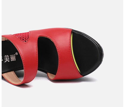Funki Findz | Shoes | Women's Platform Wedge Mesh Sandals