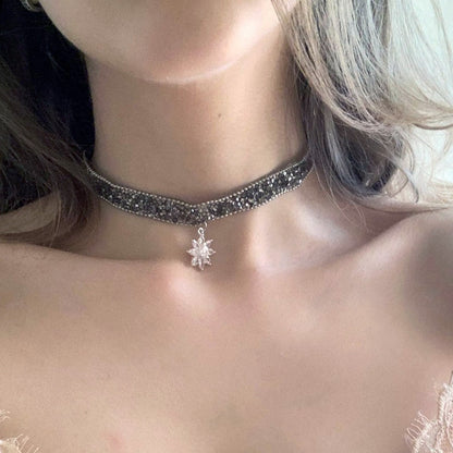 Funki Findz | Necklaces | Women's Black Goth Choker Necklace