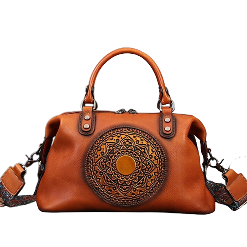 Funki Findz | Bags | Handbags | Women's Boho Leather Tote Bag