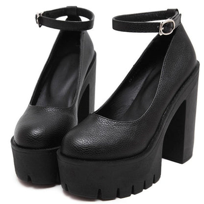 Funki Findz | Shoes | Women's High Platform Buckle Strap Shoes