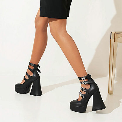 Funki Findz | Shoes | Women's Gothic Punk Mary Jane Platforms