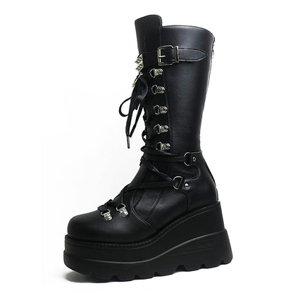 Funki Findz | Boots | Women's New Gothic Style Platform Boots