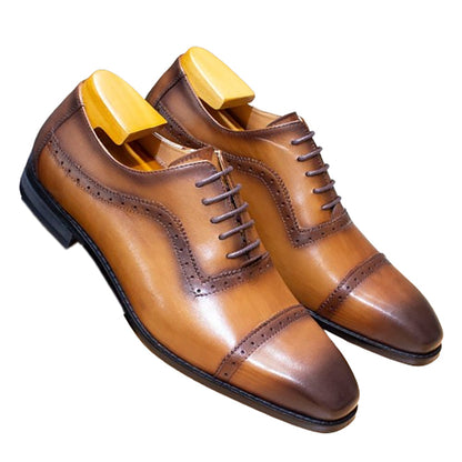 Funki Findz | Shoes | Men's Elegant Leather Oxford Brogue Shoe