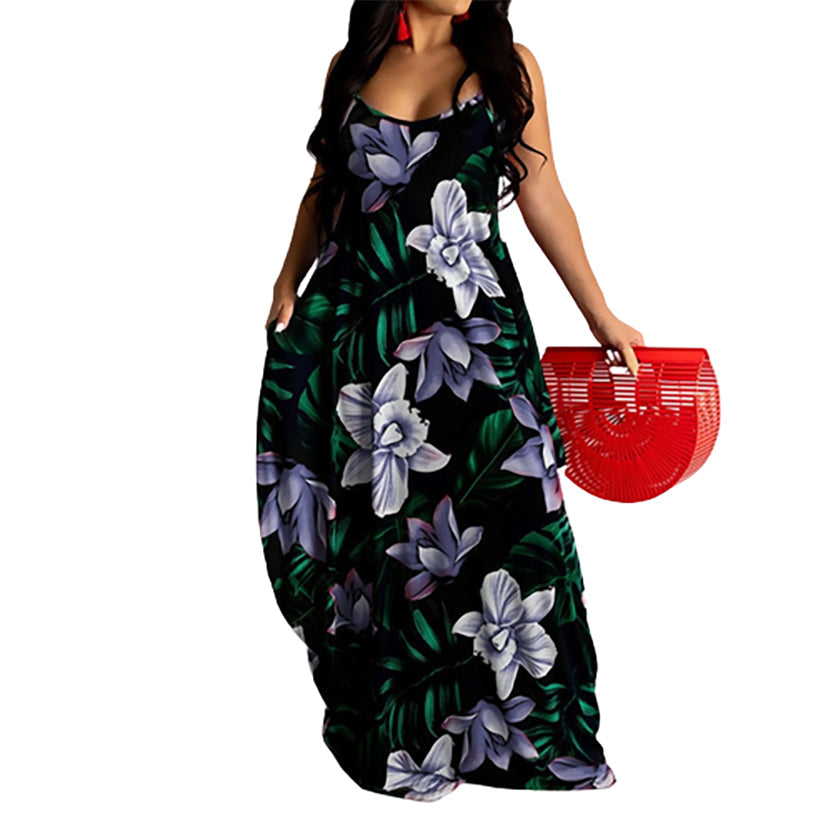 Funki Findz | Dresses | Women's Long Floral Summer Dresses