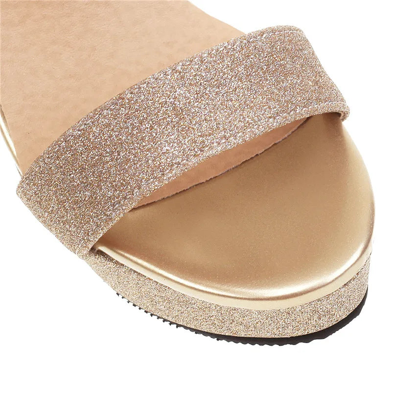 Funki Findz | Shoes | Women's Silver Gold High Gladiator Sandal