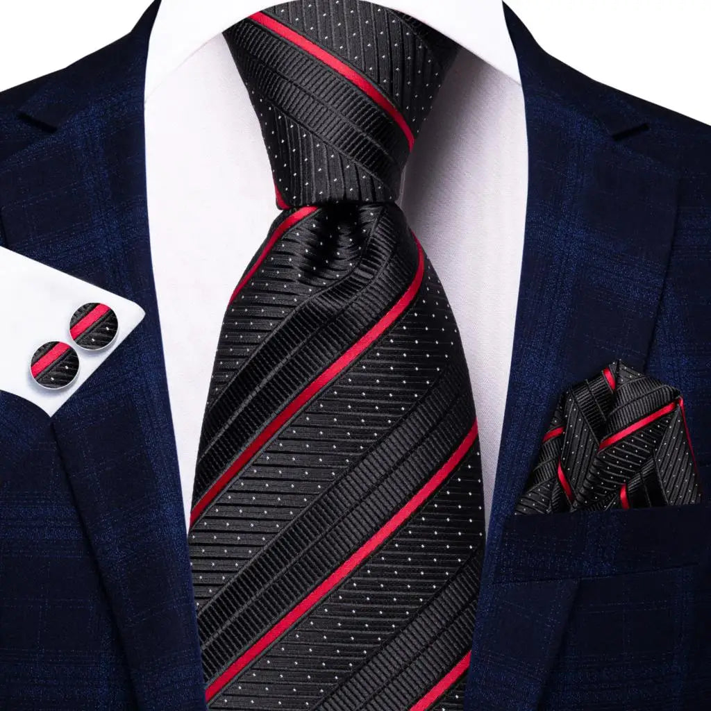 Funki Findz | Neckties | Men's 100% Silk Luxury 3Pcs Tie Sets