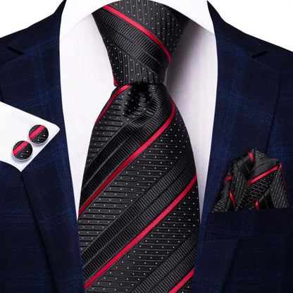 Funki Findz | Neckties | Men's 100% Silk Luxury 3Pcs Tie Sets