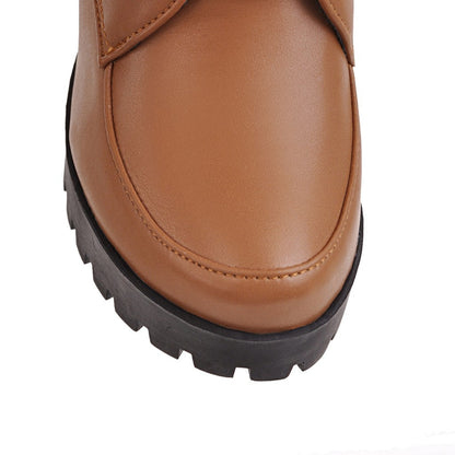 Funki Findz | Boots | Women's Block Heel Buckle Strap Ankle Boots
