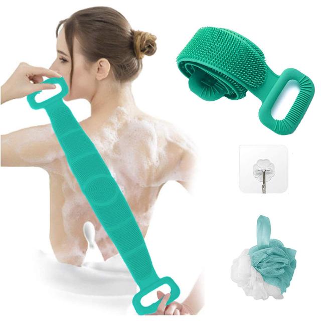 Funki Buys | Back Scrubber | Travel Size Shower Body Scrubber Belt