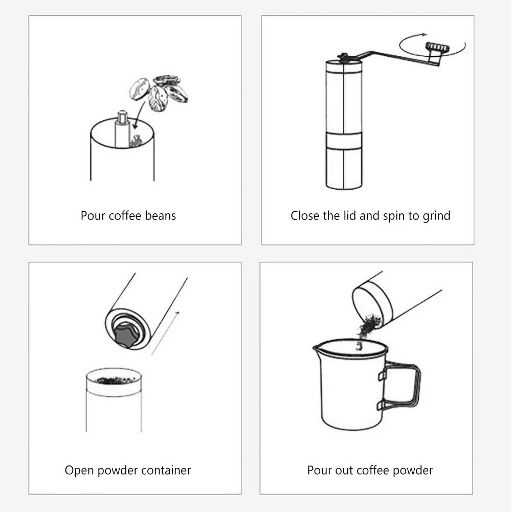 Funki Findz | Coffee Grinder | Stainless Steel Portable Coffee Mill