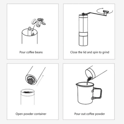 Funki Findz | Coffee Grinder | Stainless Steel Portable Coffee Mill