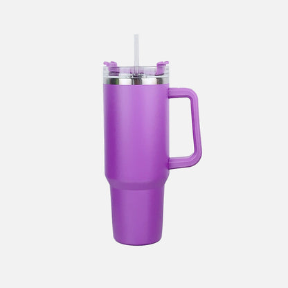 Funki Findz | Cups | Stainless Steel Tumbler Handle Straw 40oz